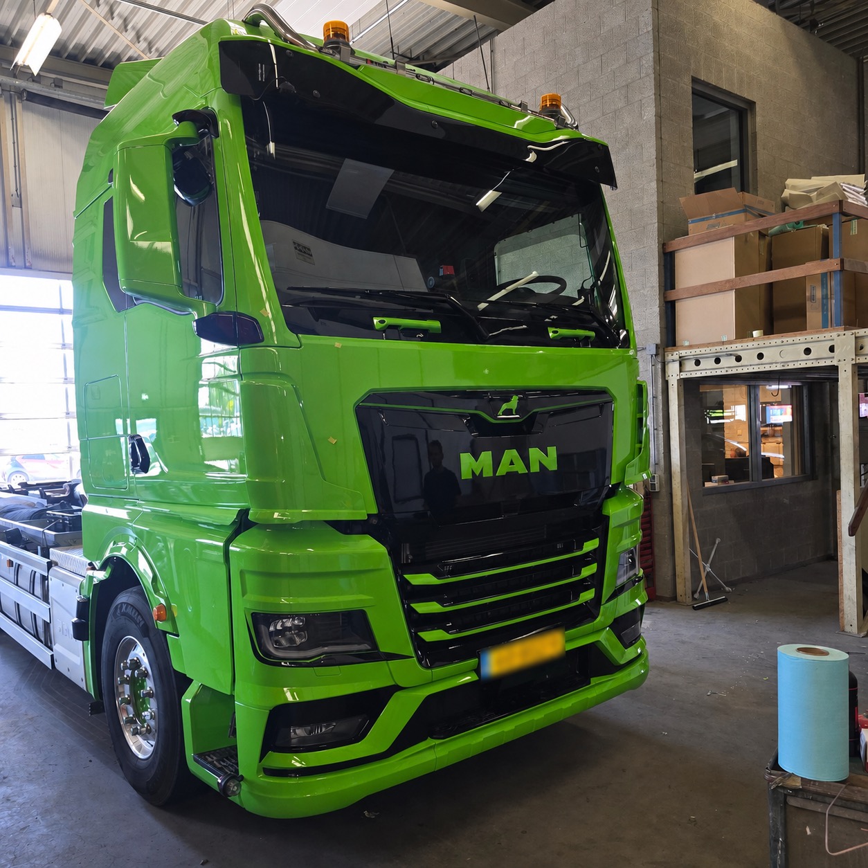 Vrachtwagen Stelt